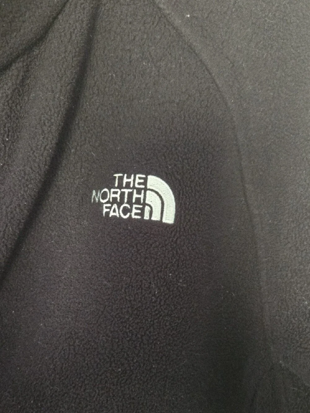 The North Face  Black Full-Zip Lightweight Fleece Jacket